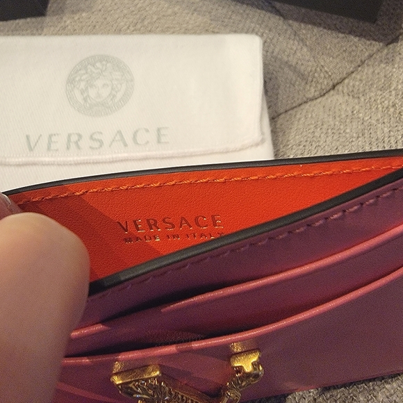 COPY - Versace pink Virtus card holder - Picture 6 of 14